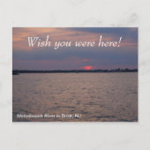 水の上に沈んでここに来てほしい ポストカード (正面)