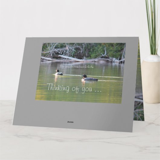 水の上に浮かぶ カード (裏面)