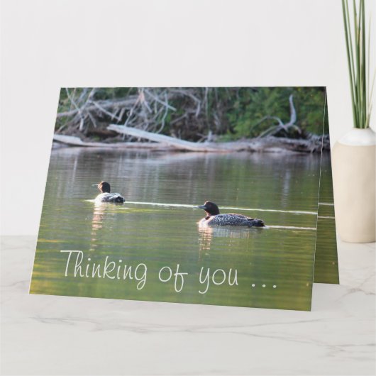 水の上に浮かぶ カード (正面)