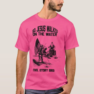 水の上のイエスCool story兄弟 Tシャツ