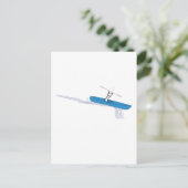 水の上のカヤーカー ポストカード (スタンド正面)