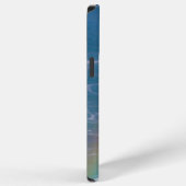 水の上のカラフルな虹 iPhoneケース (右側面)