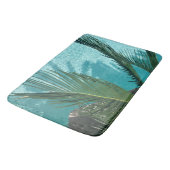 水の上のヤシの木 バスマット (アングル)