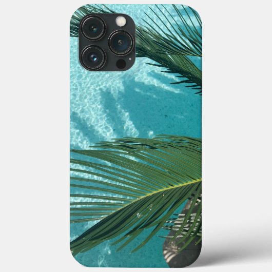 水の上のヤシの木 Case-Mate iPhoneケース (裏面)