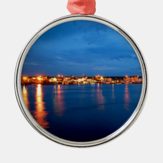 水の上の光 メタルオーナメント (正面)