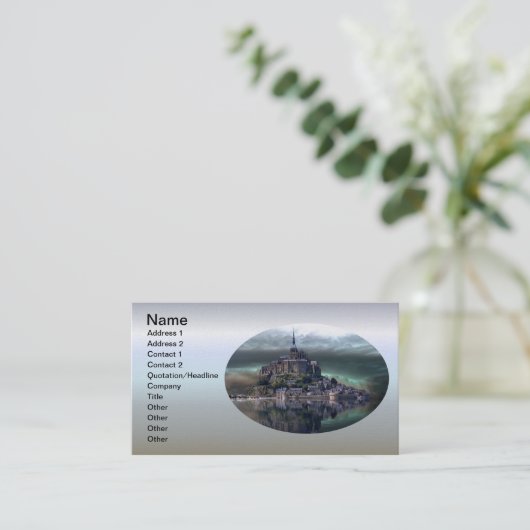 水の上の城 名刺 (スタンド正面)