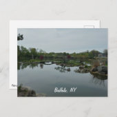 水の上の小さな橋 ポストカード (正面/裏面)