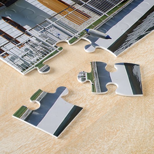 水の上の教会金ゴールドコーストオーストラリア ジグソーパズル (側面)