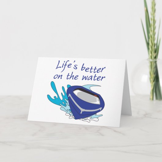 水の上の方が良い カード (正面)