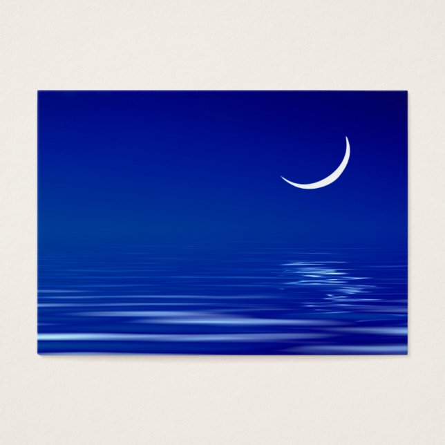 水の上の月 (正面)