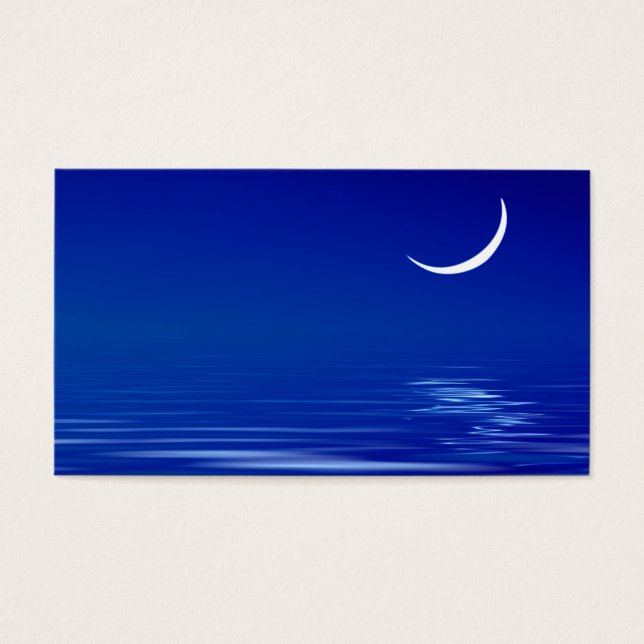 水の上の月 (正面)