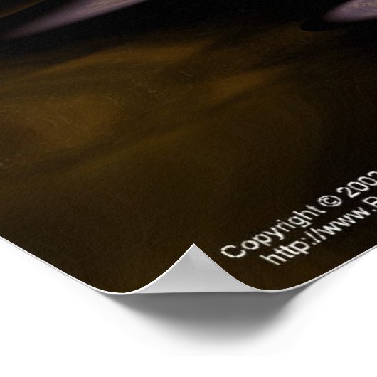 水の上の月 ポスター (角)