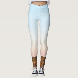 水の上の月 レギンス