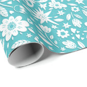 水の上の蝶と花 ラッピングペーパー (ロールコーナー)