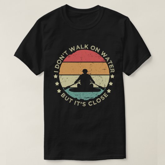 水の上を歩かない Tシャツ (デザイン正面)