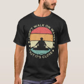 水の上を歩かない Tシャツ (正面)
