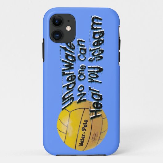 水の下で誰もカバーを叫ぶのを聞くことができません Case-Mate iPhoneケース (裏面)