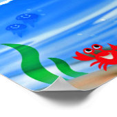 水の下にある生き物 ポスター (角)