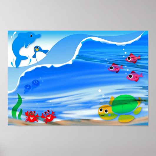 水の下にある生き物 ポスター (正面)