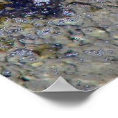 水の下の紅葉 ポスター (角)