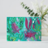 水の下感謝していであなた/ノートカード サンキューカード (スタンド正面)