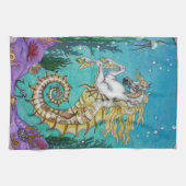 水の下 キッチンタオル (横)