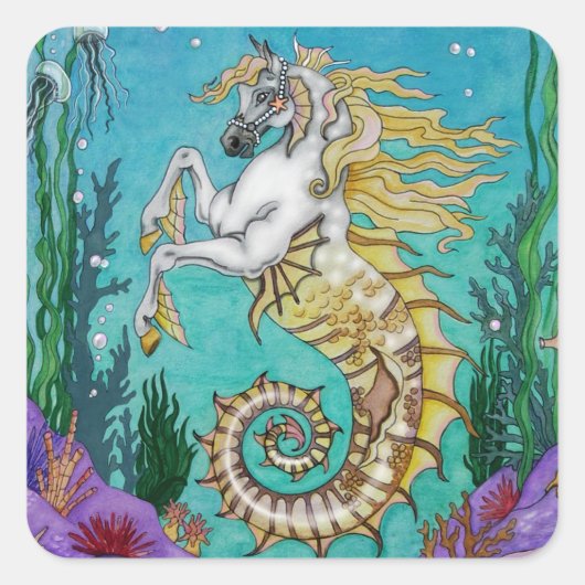 水の下 スクエアシール (正面)