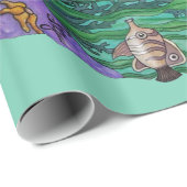 水の下 ラッピングペーパー (ロールコーナー)