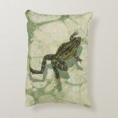 水の中で勝利するヒキガエル アクセントクッション (裏面(縦))