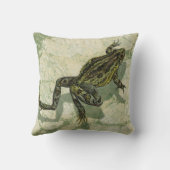 水の中で勝利するヒキガエル クッション (裏面)