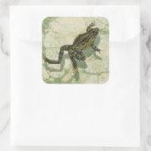 水の中で勝利するヒキガエル スクエアシール (バッグ)