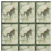 水の中で勝利するヒキガエル ファブリック (見本)