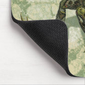 水の中で勝利するヒキガエル マウスパッド (コーナー)