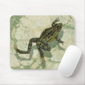 水の中で勝利するヒキガエル マウスパッド (マウス)