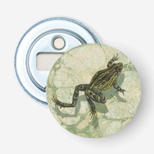 水の中で勝利するヒキガエル 栓抜き