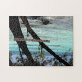 水の中にビーチ椅子がない。グランドケイマン ジグソーパズル (横)