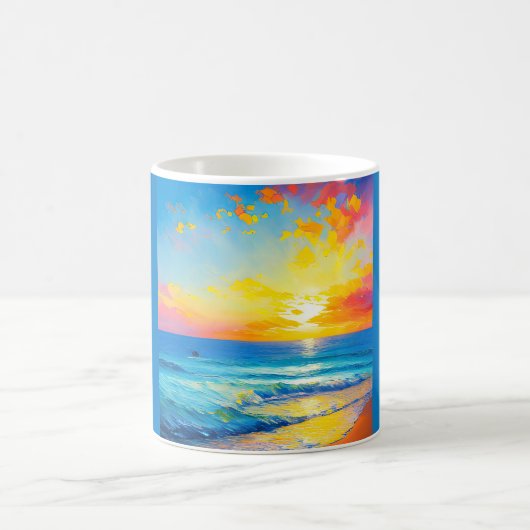 「水の中に何があるか」 コーヒーマグカップ (中央)
