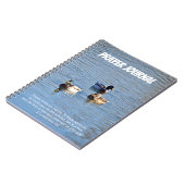 水の中のアヒル祈りの言葉ジャーナル ノートブック (左側)