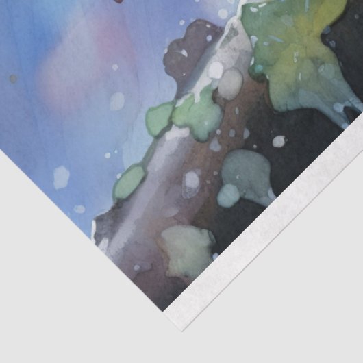 水の中のカエルの色3 Decopage紙 薄葉紙 (詳細)