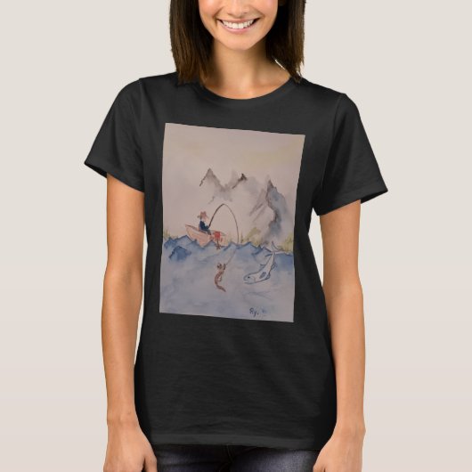 水の中のベシー Tシャツ (正面)