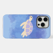 水の中の亀 iPhoneケース (裏面横)