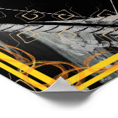 水の中の元素地球瞑想支援タトバ ポスター (角)