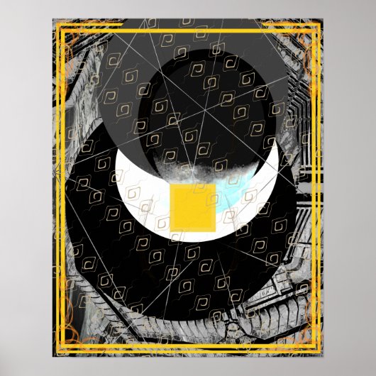 水の中の元素地球瞑想支援タトバ ポスター (正面)