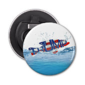 水の中の切り株の魚 栓抜き (正面)