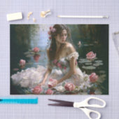 水の中の少女 薄葉紙 (クラフト)