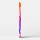 水の中の油の滴でカラフルの背景と布 Case-Mate iPhoneケース (裏面 / 左)