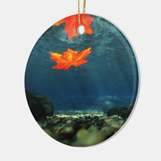 水の中の炎オーナメント セラミックオーナメント (左)