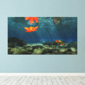 水の中の炎キャンバスプリント キャンバスプリント (インサイチュ (ウッドフロア))