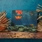 水の中の炎写真プラーク フォトプラーク (側面)