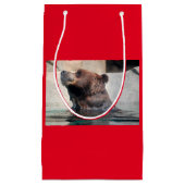 水の中の白熊 スモールペーパーバッグ (正面)